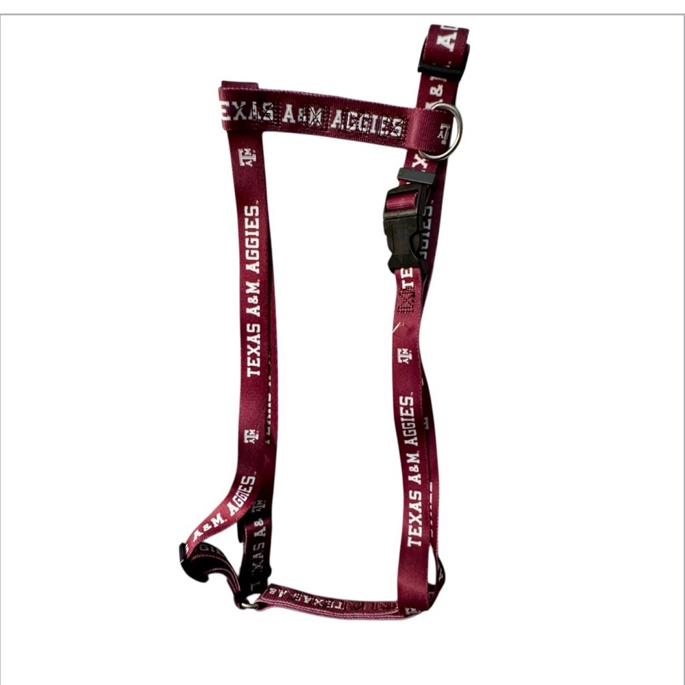 NCAA Texas A&M Aggies Large 1 Inch Adjustable Pet Harness NEW